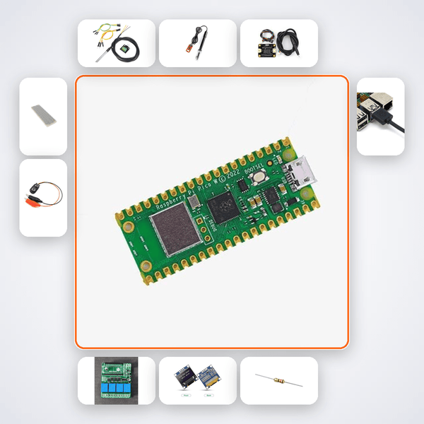 Pi Pico W Aquaponics Kit: Monitor pH, EC, Temp & Relay Control - Compoden