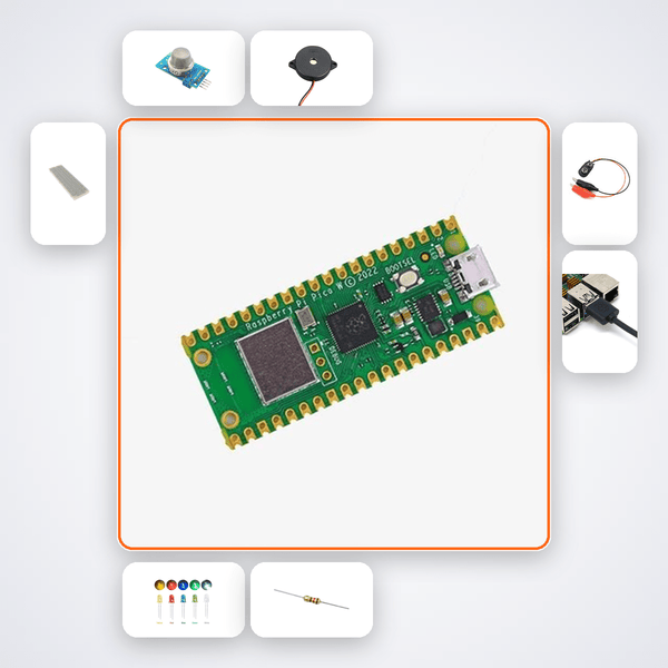Pi Pico W Gas Alert Notifier - Compoden