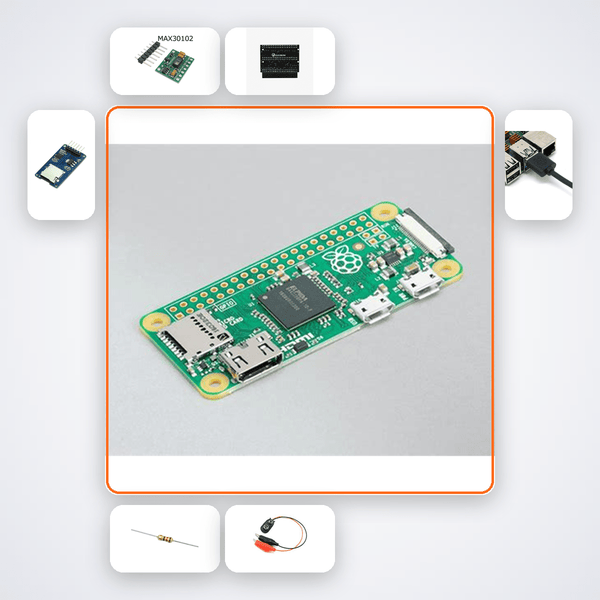 Pi Zero 2W BLE Heart Rate Monitor Kit with Raspberry Pi Zero - Compoden