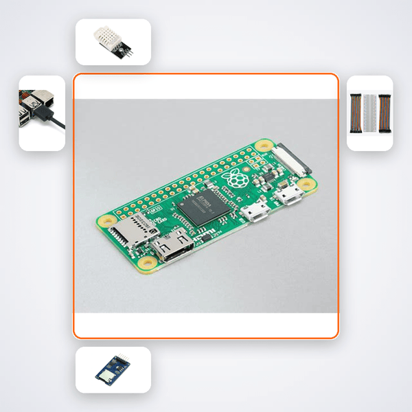 Pi Zero 2W Edge Inference MQTT Gateway Kit with Raspberry Pi Zero 2W + DHT22 - Compoden