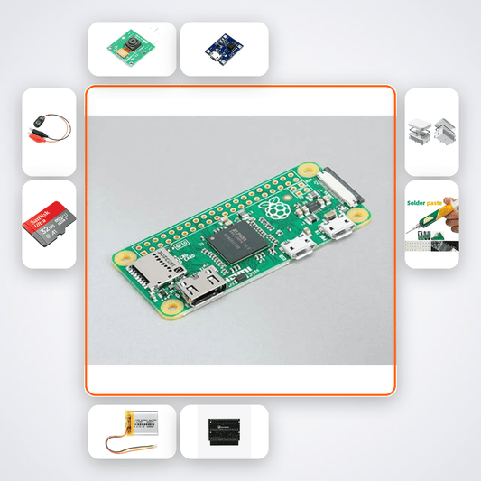 Pi Zero 2W Wireless Security Cam Kit with Raspberry Pi Zero + Camera - Compoden