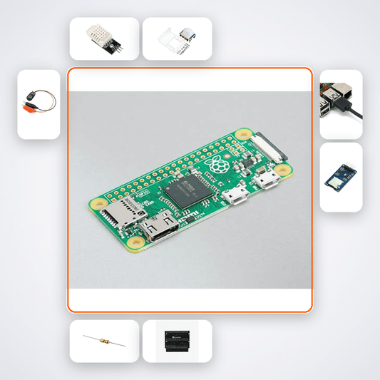Pi Zero W MQTT Home Sensor Hub Kit with Raspberry Pi Zero + DHT22 - Compoden