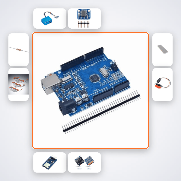 PM2.5 Air Pollution Science Kit - Arduino Uno, Sensor & Data Logging - Compoden
