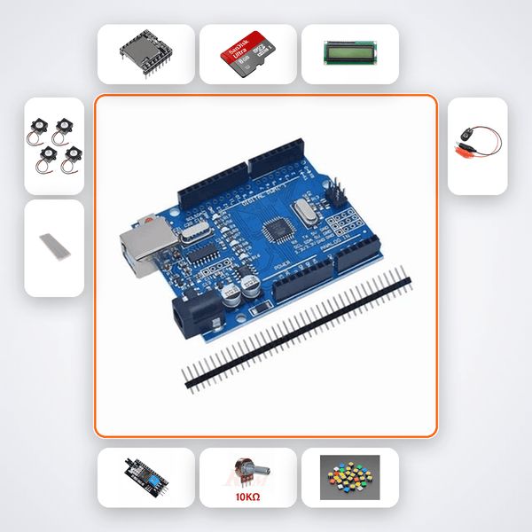 Polyphonic Ringtone Player Variant 2 Kit with Arduino Uno - Compoden
