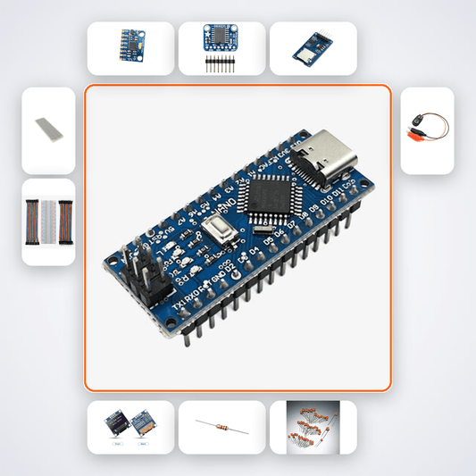 Posture Score Logger Kit with Arduino Nano + MPU6050 - Compoden