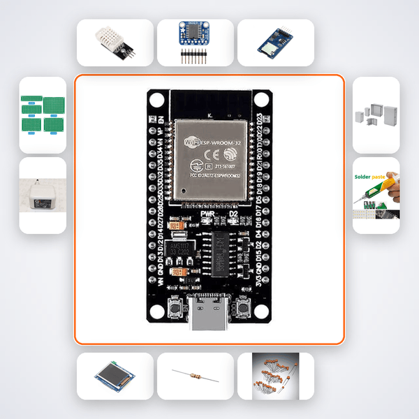 Predictive Anomaly Visualiser Kit with ESP32 + DHT22 - Compoden