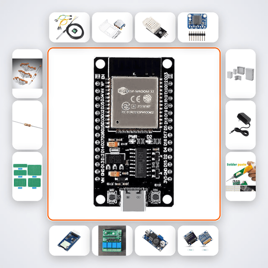 Predictive HVAC Pre-Cooling Controller Kit with ESP32 + DHT22 - Compoden