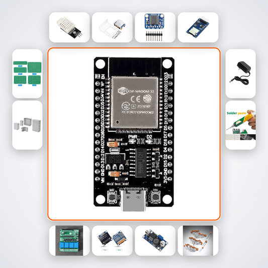 Predictive Learning Thermostat Kit with ESP32 + DHT22 - Compoden