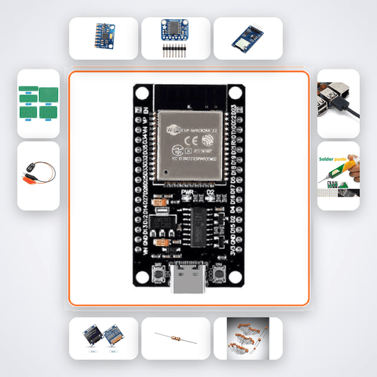Predictive Motor Failure Vibration Classifier Kit with ESP32 + MPU6050 - Compoden