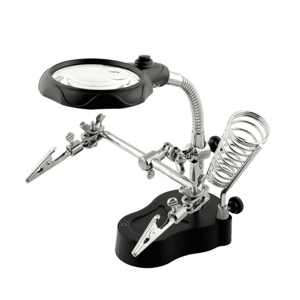 Helping Hands with Magnifier and Iron Stand