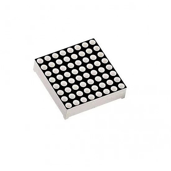 8x8 64 LED Dot Matrix Display (common anode, red, 16-pin)