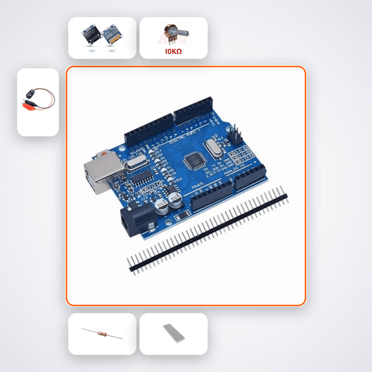 PWM Signal Generator Kit with Arduino Uno + LED - Compoden