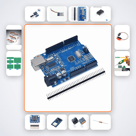 QCM Kit: Build a Nanogram Mass Sensor with Arduino Uno & LED - Compoden