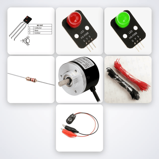 Quiz Buzzer Kit with Transistor Latch: STEM Electronics for Kids - Compoden