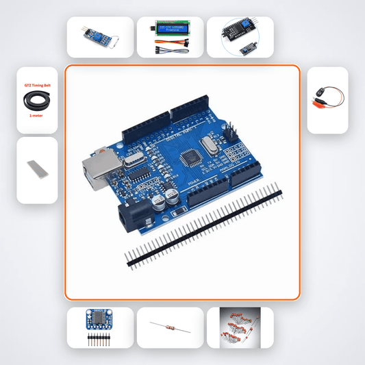 Rain Gauge Kit with Arduino Uno + Switch - Compoden