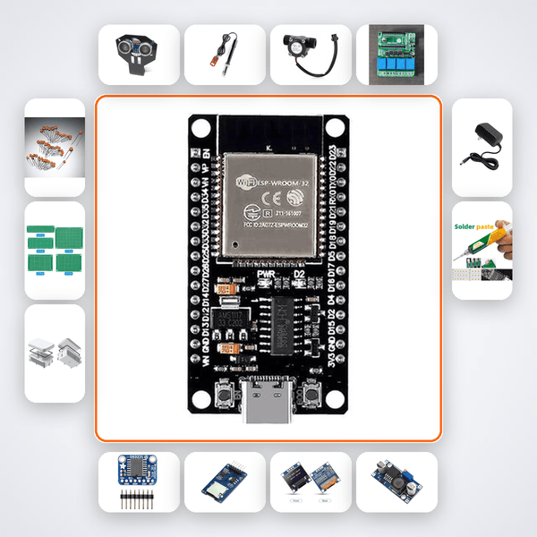 Rainwater Harvesting Controller Kit with ESP32 + Ultrasonic Smart 2 - Compoden