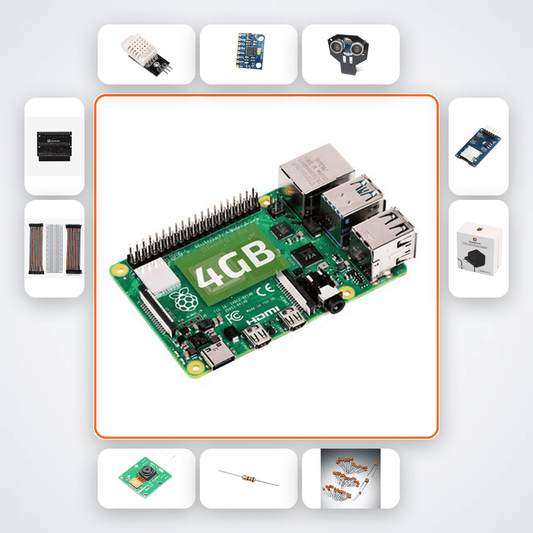 Raspberry Pi 4 ROS2 Parking Sensor Kit - Learn Distributed Sensing - Compoden