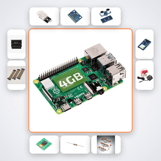 Raspberry Pi 4 ROS2 Sensor Hub Kit - Publish Real-Time Sensor Data as ROS2 Topics - Compoden