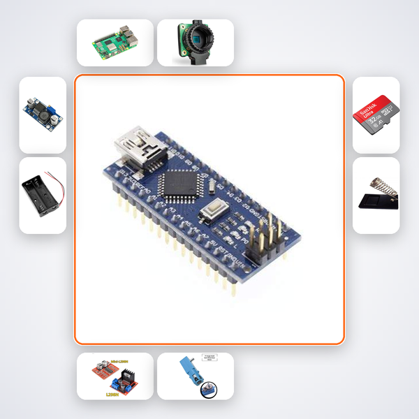 Raspberry Pi 5 Lane Detection Robot Kit with OpenCV & Arduino