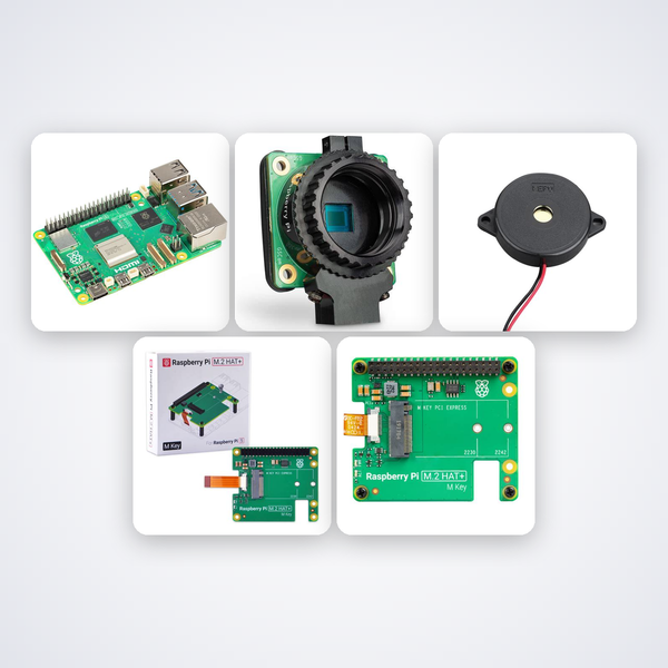 Raspberry Pi 5 QC Vision Kit: Barcode Scanner & Buzzer