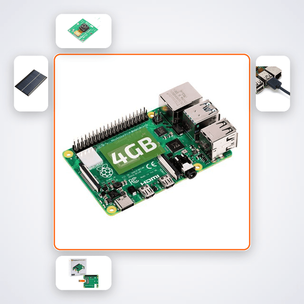 Raspberry Pi 5 Soil Erosion Monitoring Kit - Time-Lapse & AI - Compoden