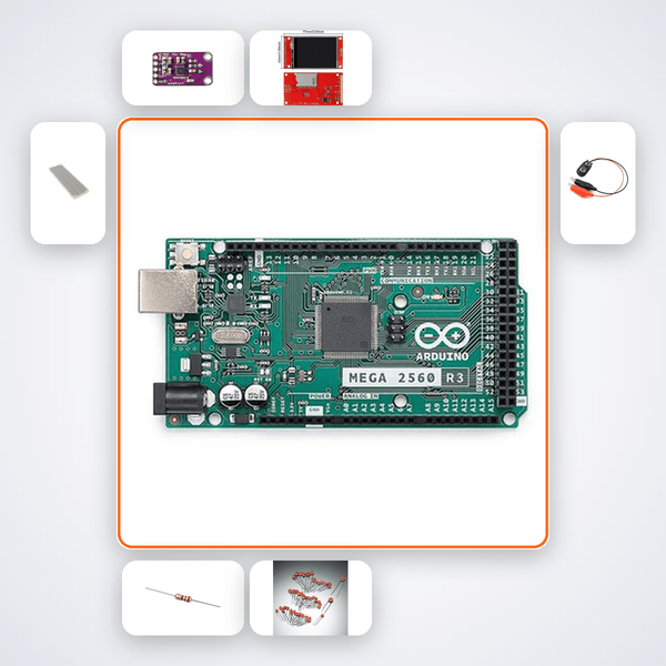 Real-Time Audio Visualiser on TFT Kit with Arduino Mega - Compoden