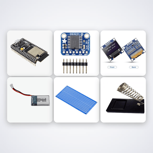 Real-Time EEG Alpha Wave Detector Kit with ESP32 + LED - Compoden