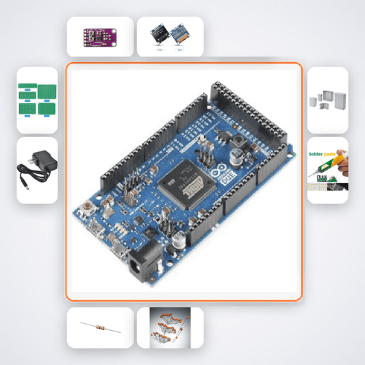 Real-Time Pitch Detection Tuner Kit with Arduino Due + LED - Compoden