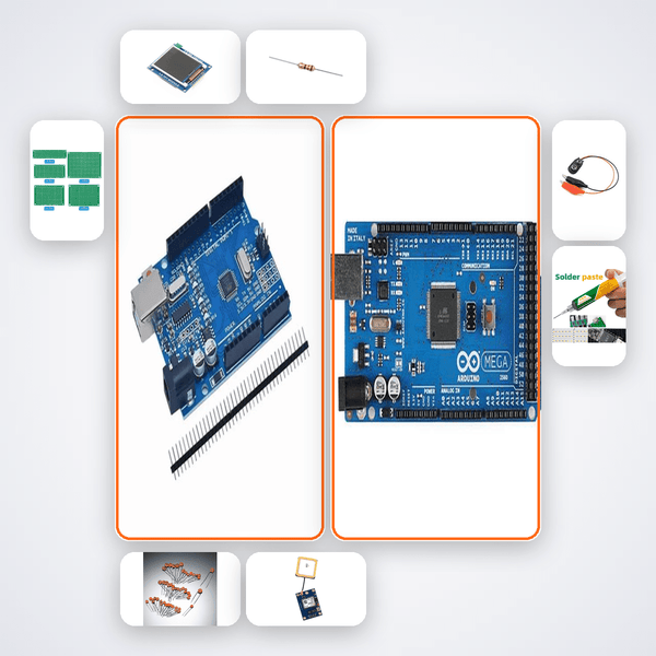 RF Spectrum Analyser Kit with Arduino Uno - Compoden