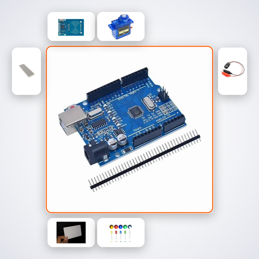 RFID Gate Barrier with Arduino Uno & Servo - Complete Kit