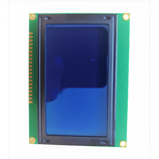 RG12864E 128x64 Graphic LCD Display Module (Blue Backlight) - Compoden