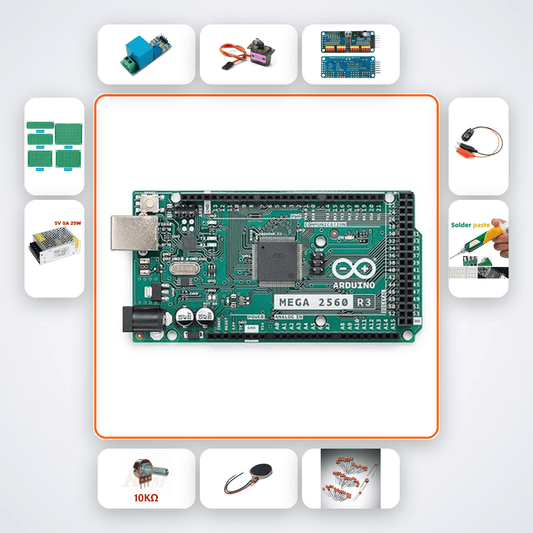 Robotic Arm Teleoperation System Kit with Arduino Mega + NRF24 - Compoden