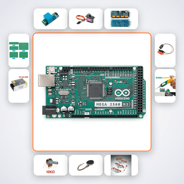 Robotic Arm Teleoperation System Kit with Arduino Mega + NRF24 - Compoden