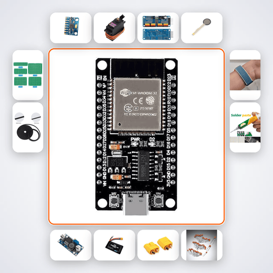 Robotic Exoskeleton Shoulder Assist Kit with ESP32 + MPU6050 - Compoden