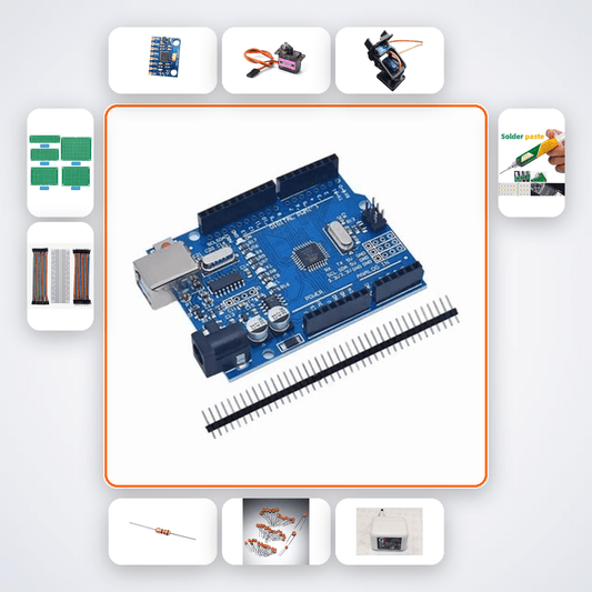 Rocket TVC Simulation Gimbal Kit with Arduino Uno + MPU6050 - Compoden
