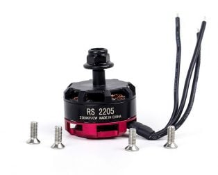 RS2205 2300KV Brushless DC Motor for QAV250 QAV300 Racing Drone ? Black Cap (CW Motor Rotation) - Compoden