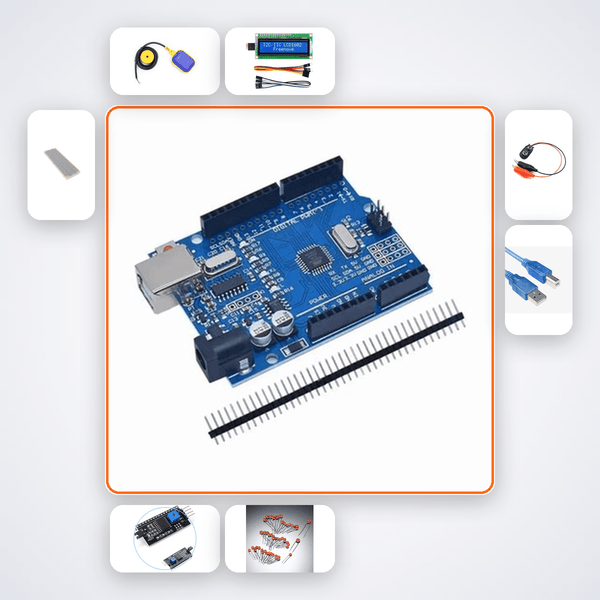RS232 Serial Terminal Kit with Arduino Uno - Compoden