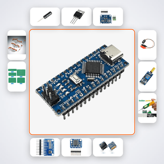 Safe Biphasic TENS/EMS Simulator with Arduino Nano Kit - Compoden