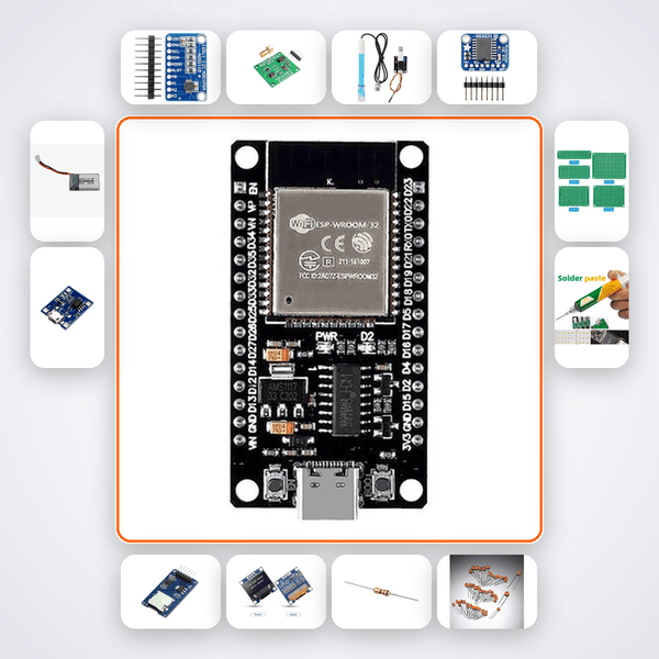 Sarcopenia Muscle Mass Estimator Variant 27 Kit with ESP32 + LED - Compoden