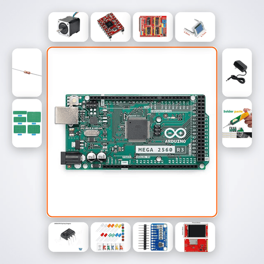 Scanning Fluorescence Microscope Kit with Arduino Mega + Stepper Motor - Compoden