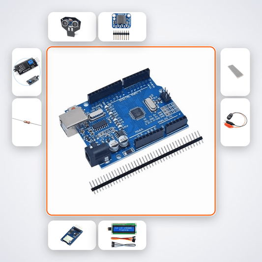 Seed Dispersal Distance Tracker Kit with Arduino Uno + Ultrasonic - Compoden