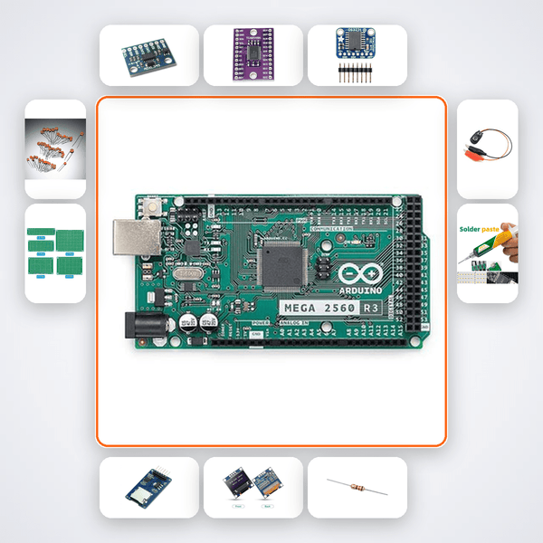 Seismic Vibration Sensor Array Kit with Arduino Mega + LED - Compoden