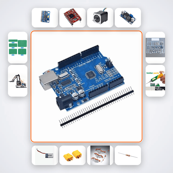 Self-Balancing Inverted Pendulum Kit with Arduino Uno + MPU6050 - Compoden