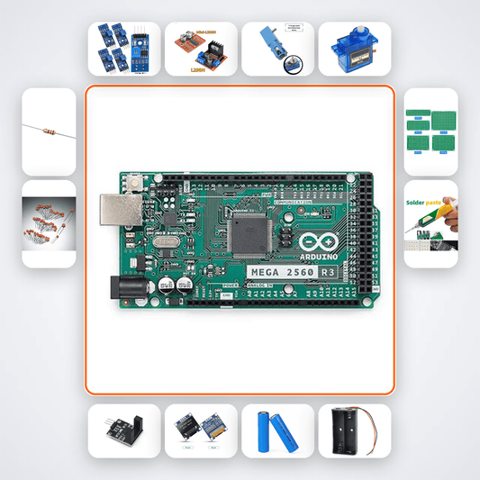 Self-Guiding Seed Planting Robot with Arduino Mega Kit - Compoden