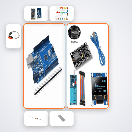 Server Room Temperature Monitor Kit with Arduino Uno + Sensor - Compoden