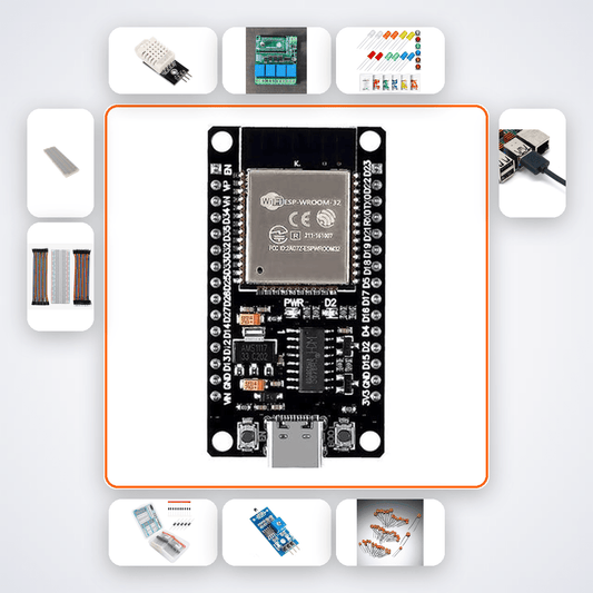 Server Room Temperature Monitor Pro Kit with ESP32 + DHT22 - Compoden