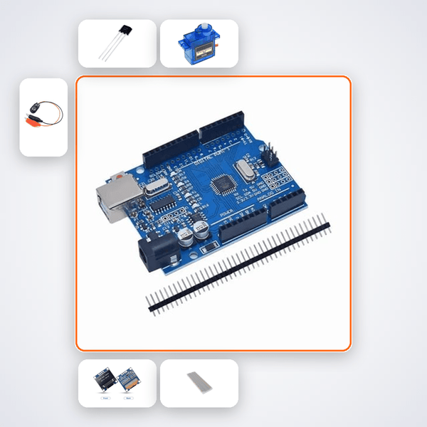 Servo Sail Boat Wind Vane Kit with Arduino Uno + Sensor - Compoden