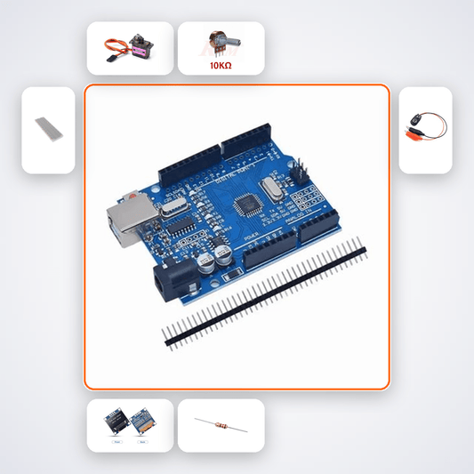 Servo Sine Wave Oscillator Kit with Arduino Uno + Servo - Compoden