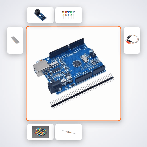 Simon Says Memory Game Kit with Arduino Uno + LED - Compoden