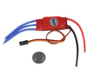 SimonK 30A BLDC ESC Electronic Speed Controller Without Connectors - Compoden